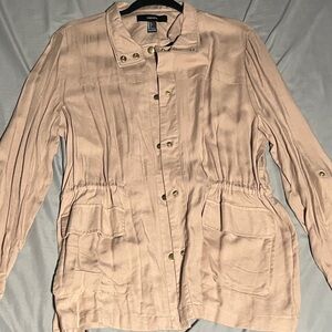 Forever 21 Blush Pink Utility Jacket